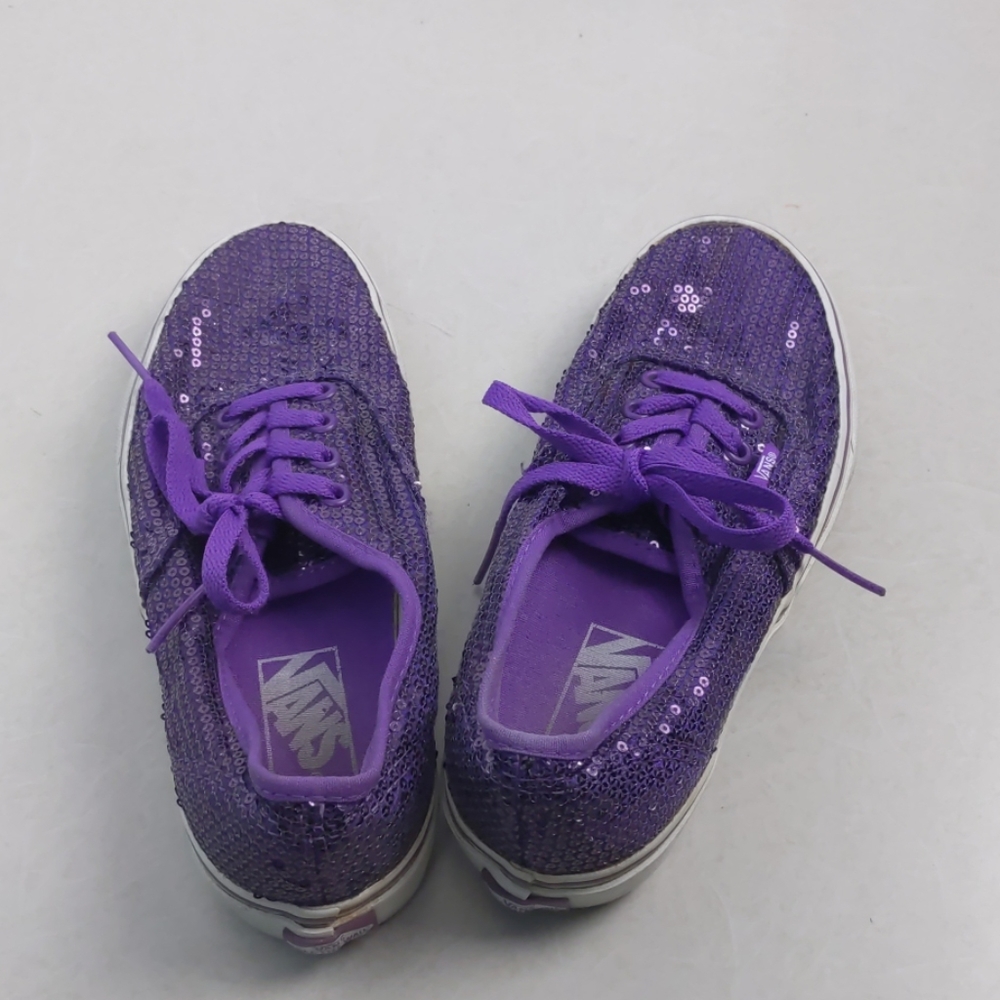 Vans purple sequins shoes